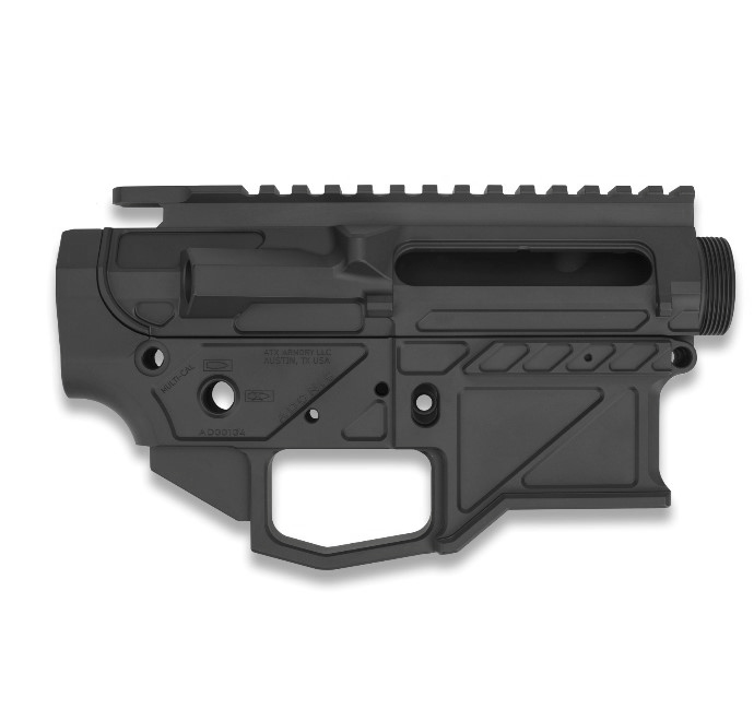 ATX Armory Adonis AR15 Billet Receiver Set Black Top Gun Supply