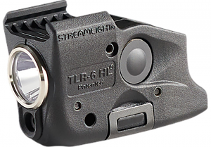 Streamlight 69340 TLR-6 HL Black Glock 42/43/43x/48 Red Laser 300 Lumens White LED