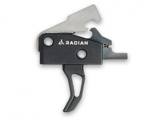 Radian Weapons, Vertex Trigger, Curved, Black, Fits AR Rifles