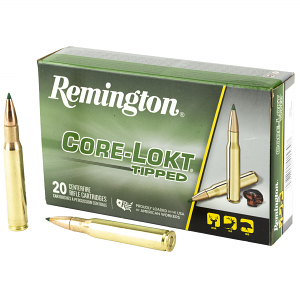 Remington, CORE-LOKT, TIPPED, 30-06 Springfield, 150 Grain, Polymer Tip, 20 Round Box