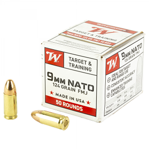 Winchester Ammo W9NATO50 USA 9mm