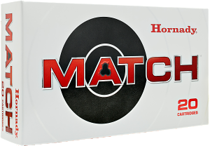 Hornady 8105 Match 308Win 178gr Boat Tail Hollow Point 20 Per Box/10 Case