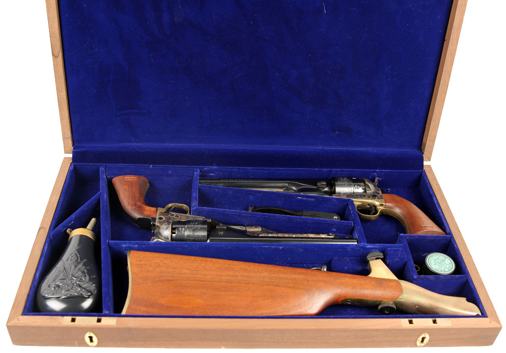 olt 1977 U.S. Calvary Commemorative Revolver Set - .44 Cal. - USED