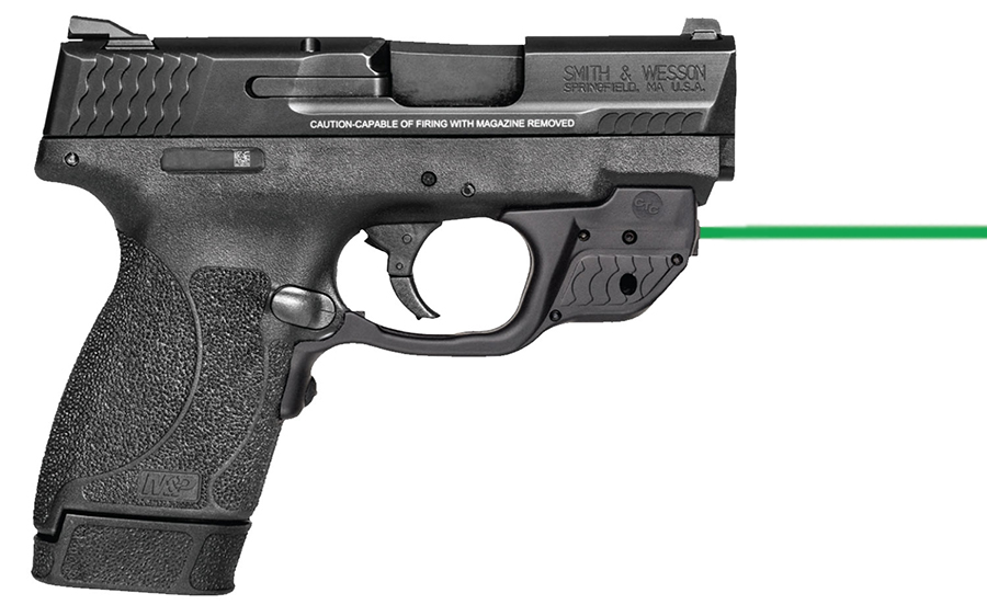 Smith & Wesoon M&P45 SHIELD, Thumb Safety and Green Laser - 11881