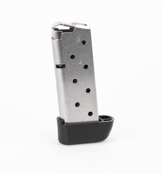 Micro 9, 7 Round Stainless Steel Extended Magazine, 9MM
