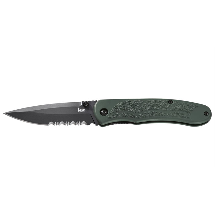 Benchmade HK P30 Assist Serrated Knife - OD Green