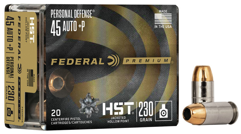 Federal HST .45ACP +P 230 GR. JHP - 20RD