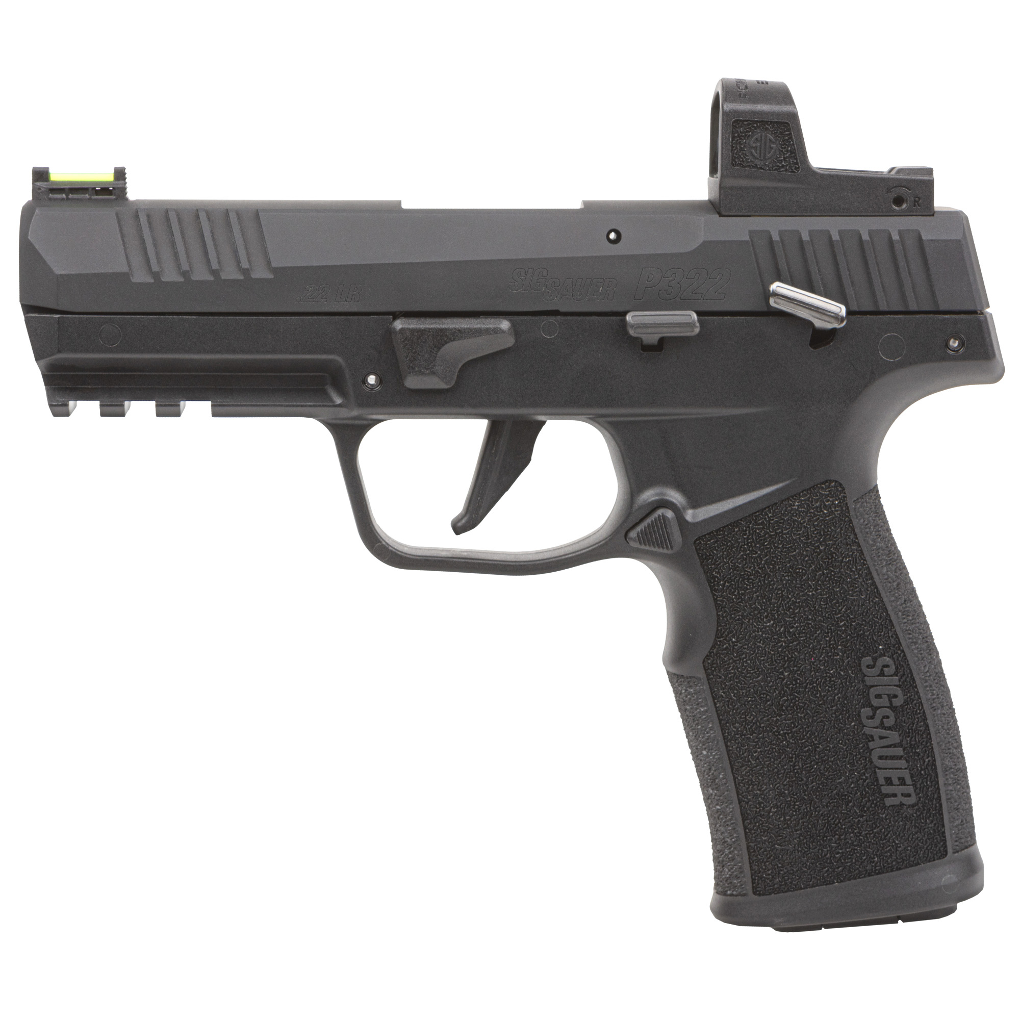 Sig Sauer, P322, Semi-automatic, Single Action Only, Polymer Frame Pistol, Full Size, 22 LR, 4 Barrel
