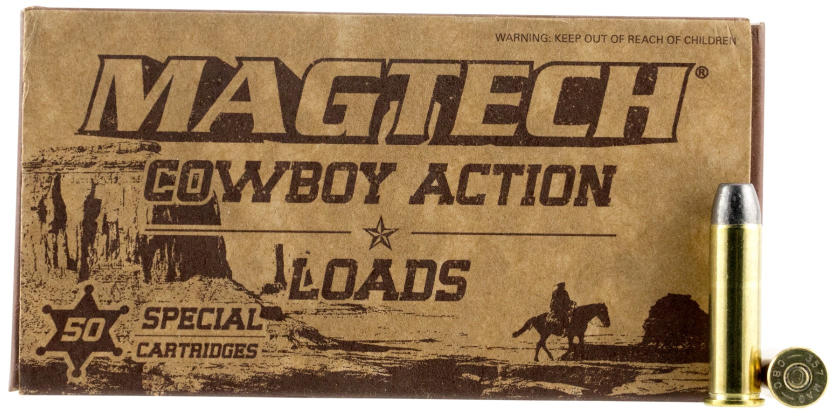 Magtech 357L Cowboy Action 357 Mag 158 gr Lead Flat Nose (LFN) 50 Bx/ 20 Cs