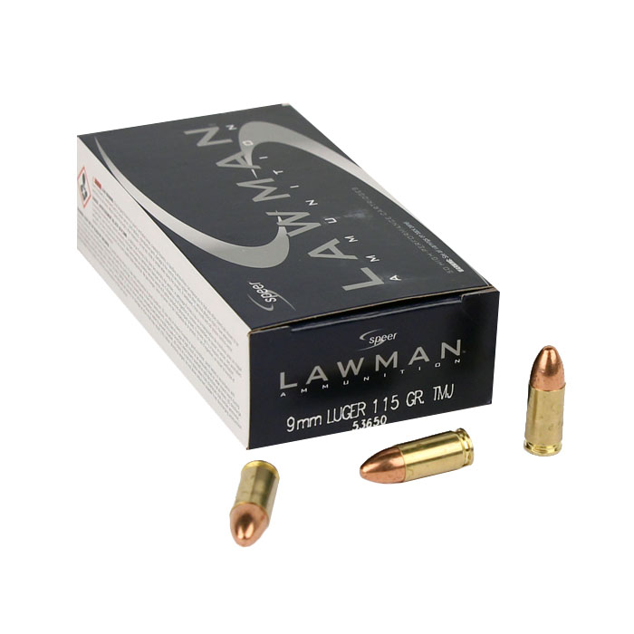 Speer Lawman 9mm Luger 115 GR. TMJ - 50RD