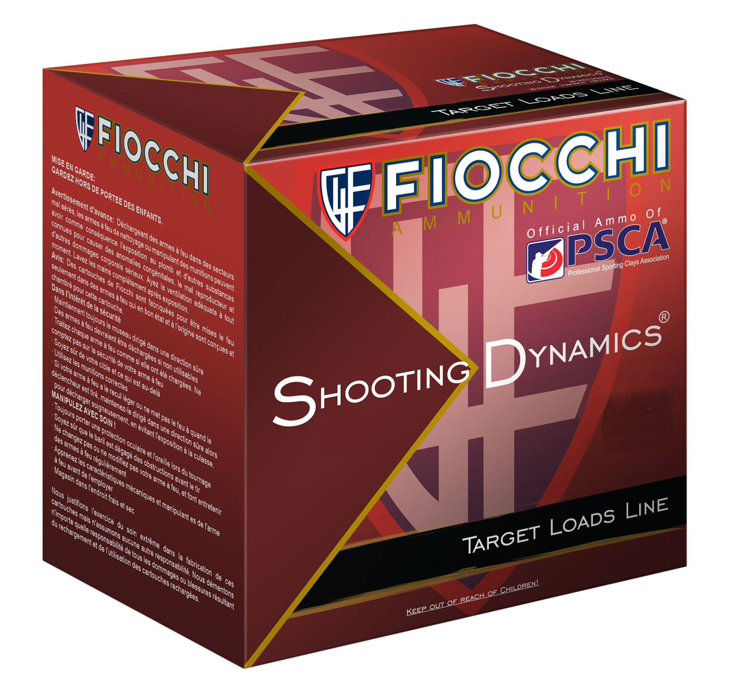 Fiocchi 12SD1L8 Shooting Dynamics Target Load 12 Gauge 2.75