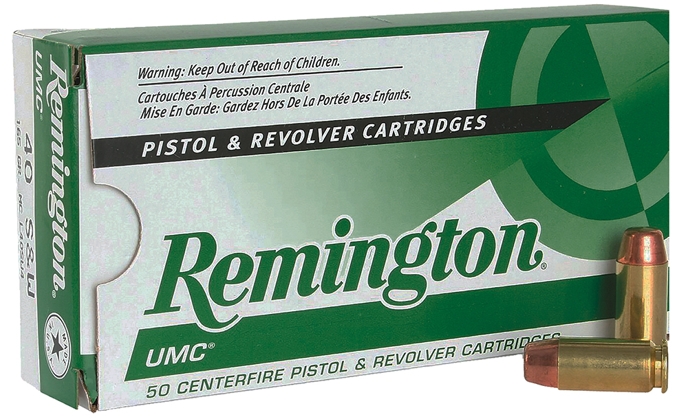 Remington Ammunition 23746 UMC 40 S&W 165 gr FMJ