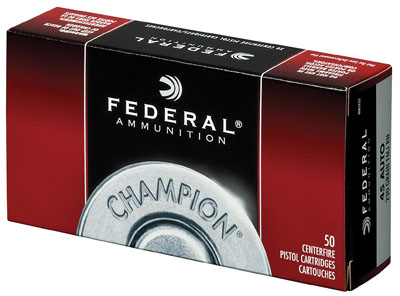 Federal WM5233 Champion 45 ACP 230 gr Full Metal Jacket (FMJ)