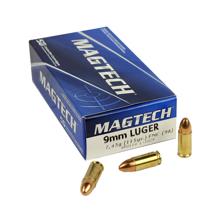 Magtech 9mm Luger 115 GR. FMJ - 50RD