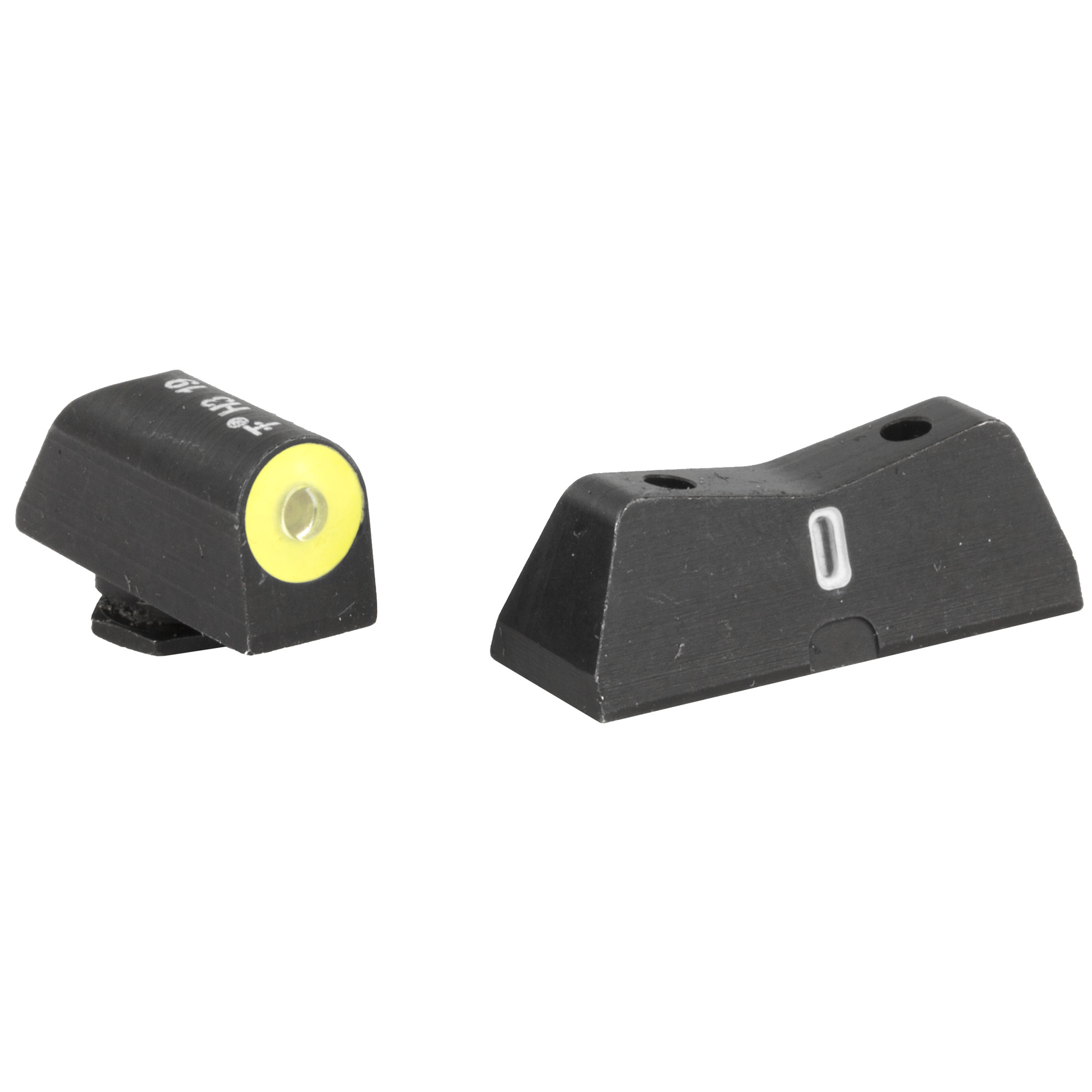 XS Sights, DXT2 Big Dot Tritium Front, White Stripe Express Rear, Fits Sig Sauer Models: P225, P226, P229, P320, Springfield XD, XDm, XDs, Green with Yellow Outline