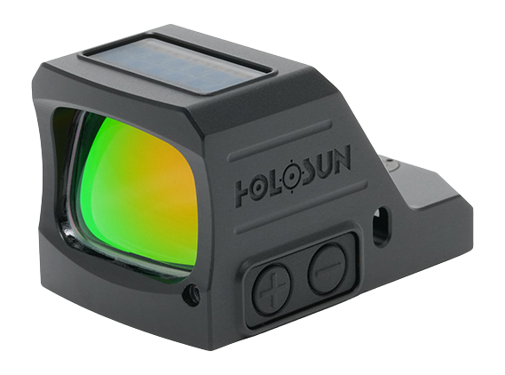 Holosun HS407CX3GD Hard Anodized Black 1x 2 MOA Gold Dot Reticle