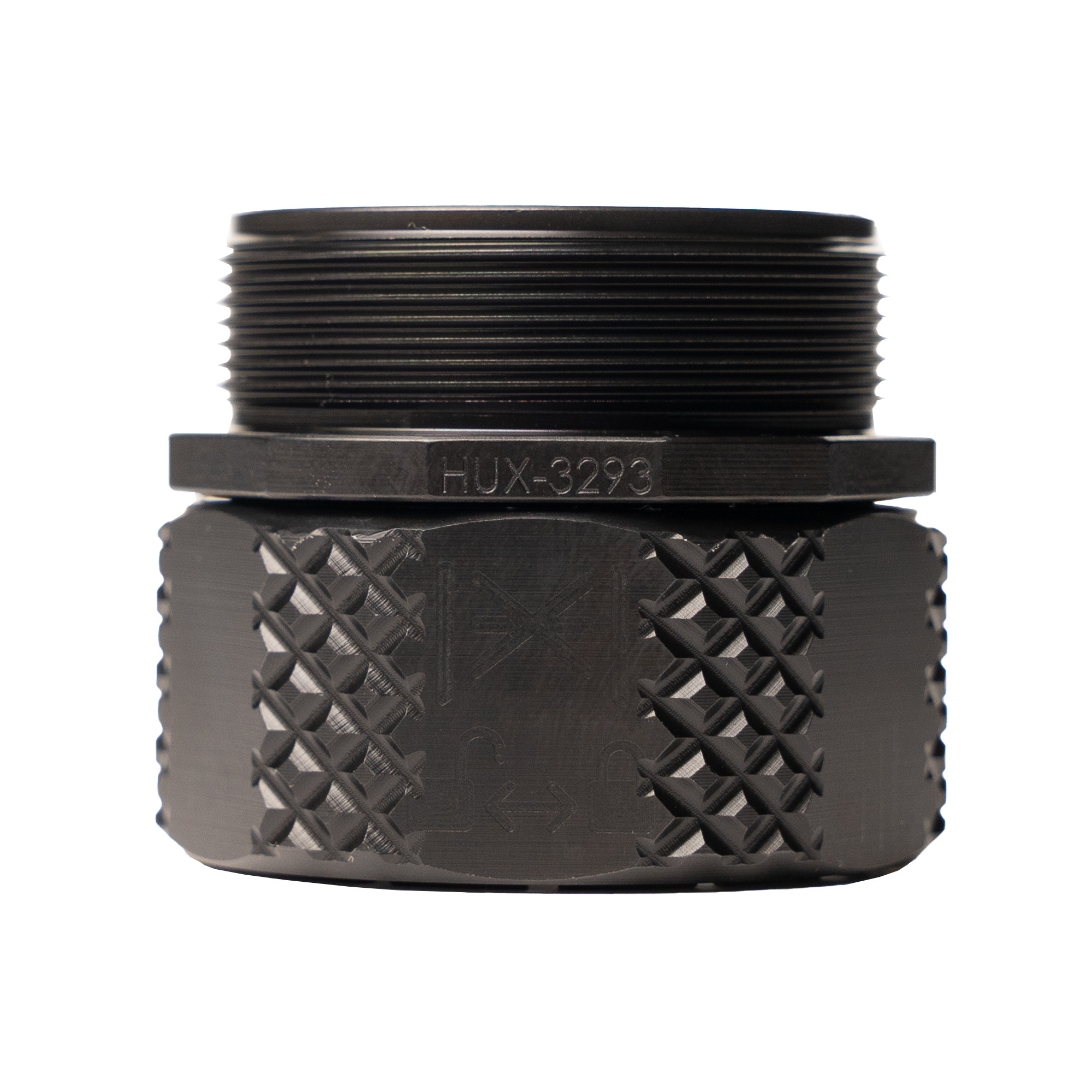 Huxwrx 3486 HUB-QD Adapter 2.0 5.56mm/7.62mm Fits 1.375x24TPI Black