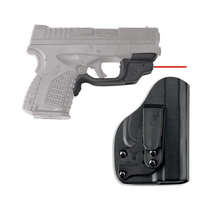 Crimson Trace Laserguard W/Bladetech IWB Holster - Springfield Armory XDS