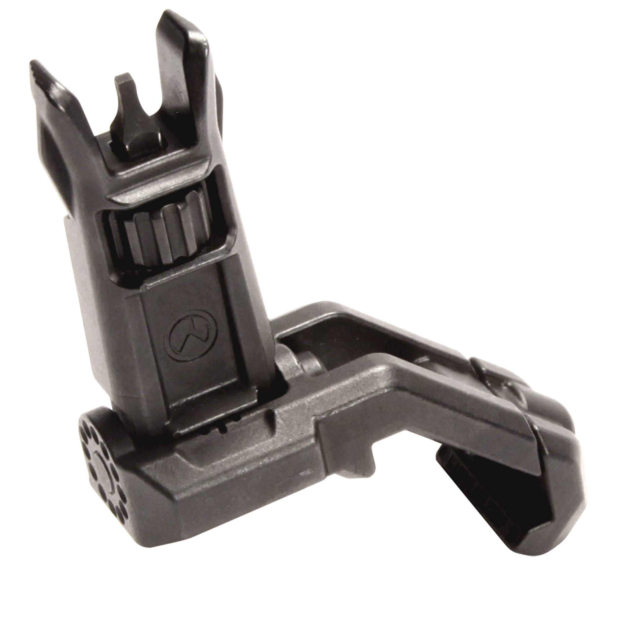 Magpul MAG525BLK MBUS Pro Offset Sight Front QPQ Melonited Steel Construction for AR-15