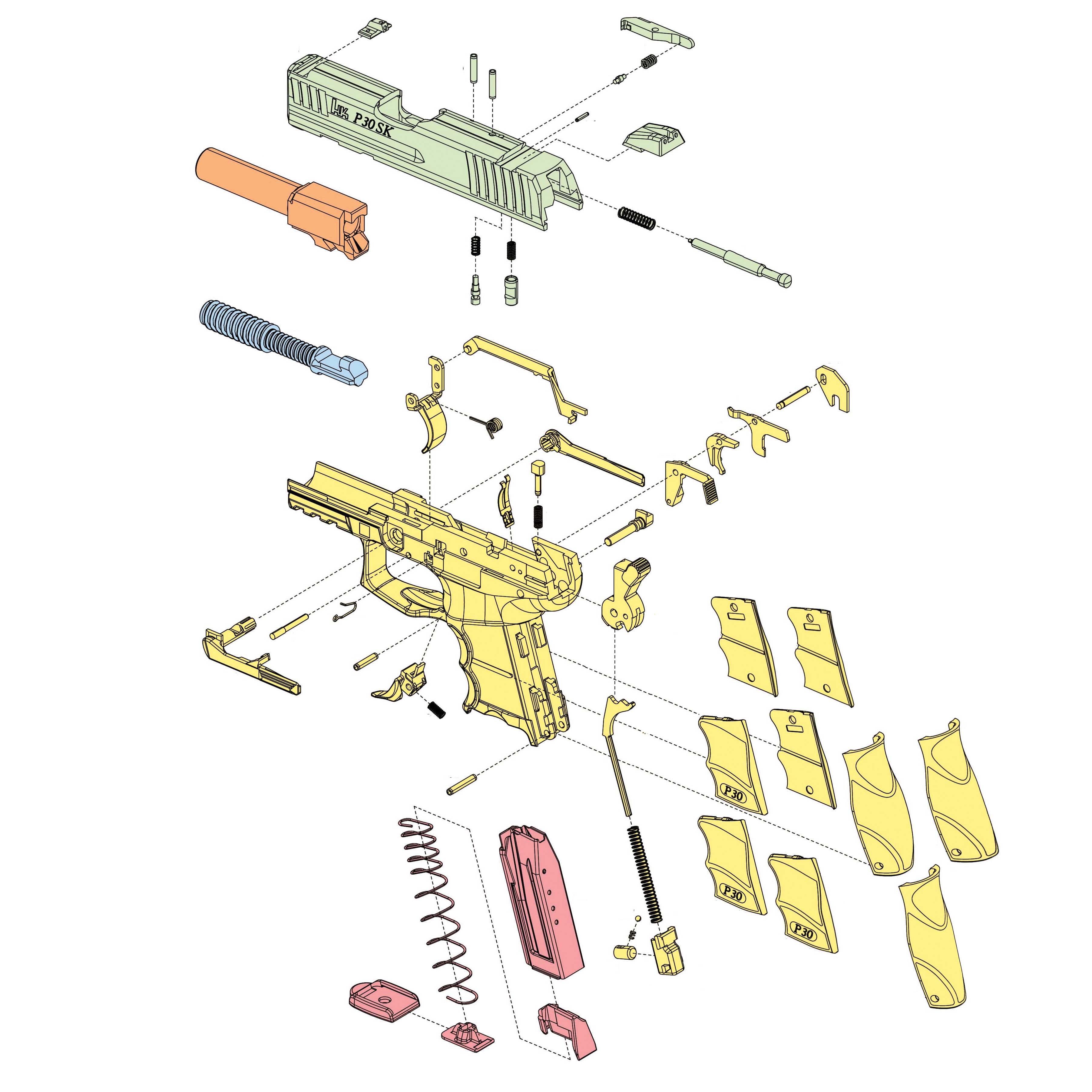 P30SK Parts Diagram