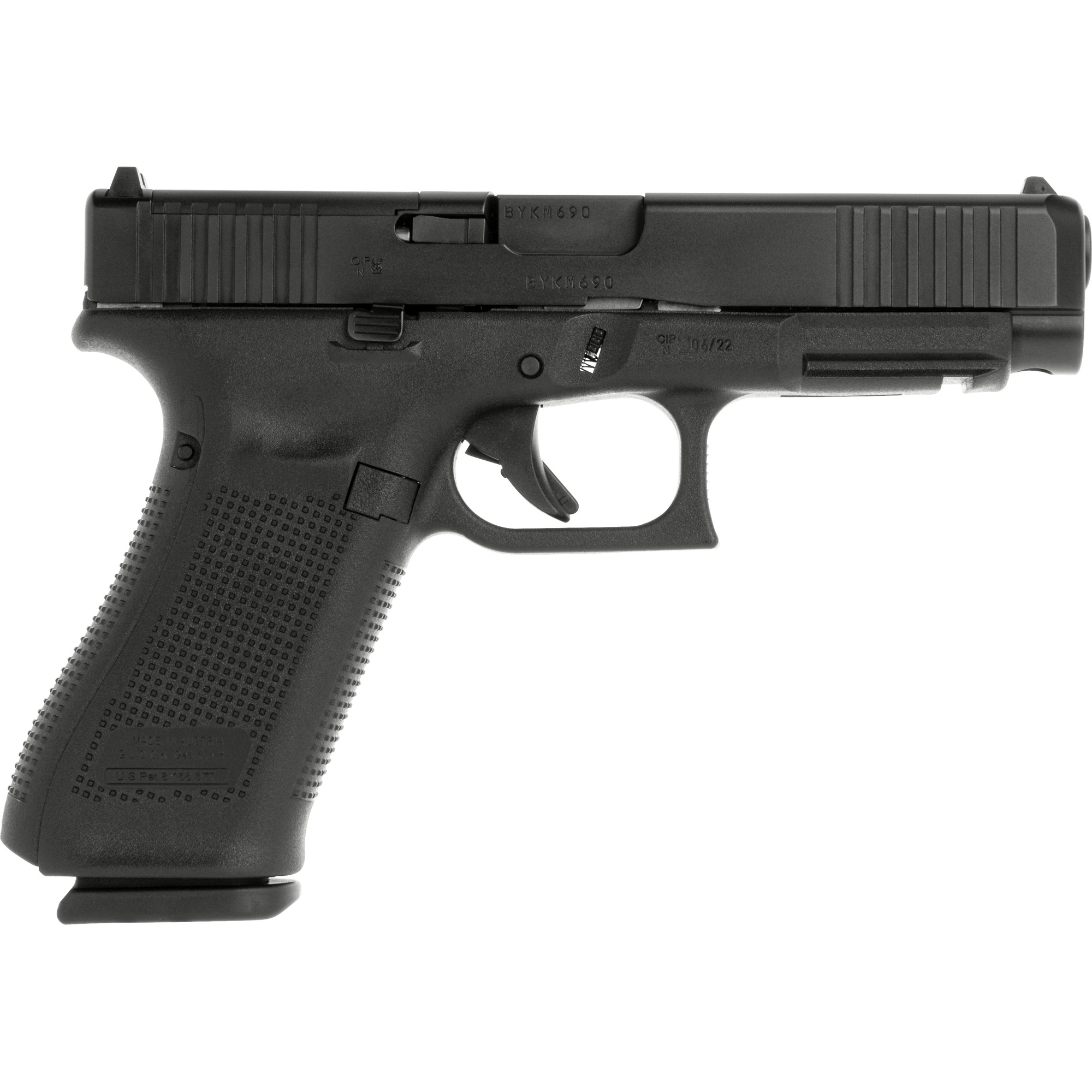 Glock, 47 M.O.S., Semi-automatic Full Size Polymer Frame Pistol, Safe Action, 9MM, 4.49