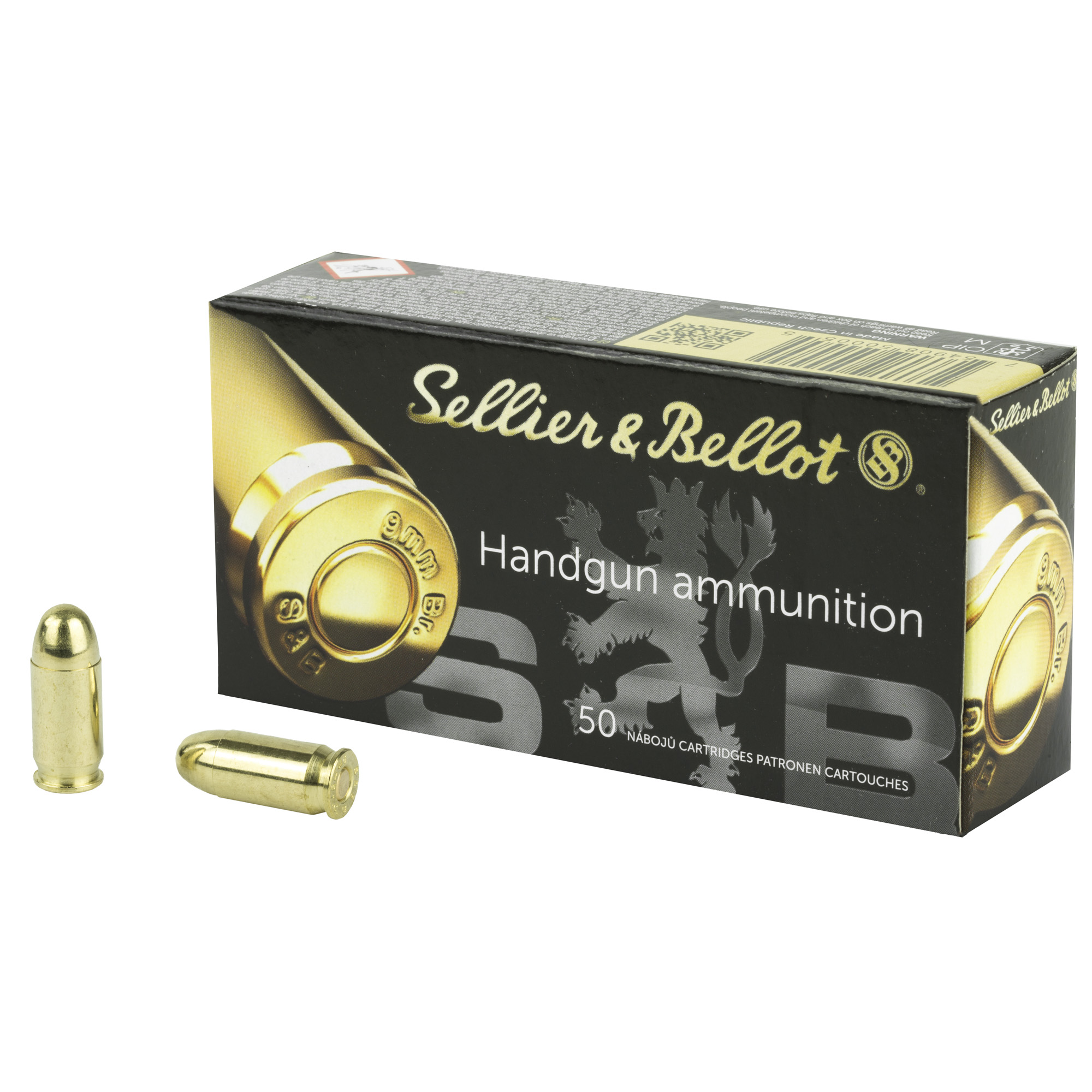 Sellier & Bellot .380 Auto 92 GR. FMJ - 50RD