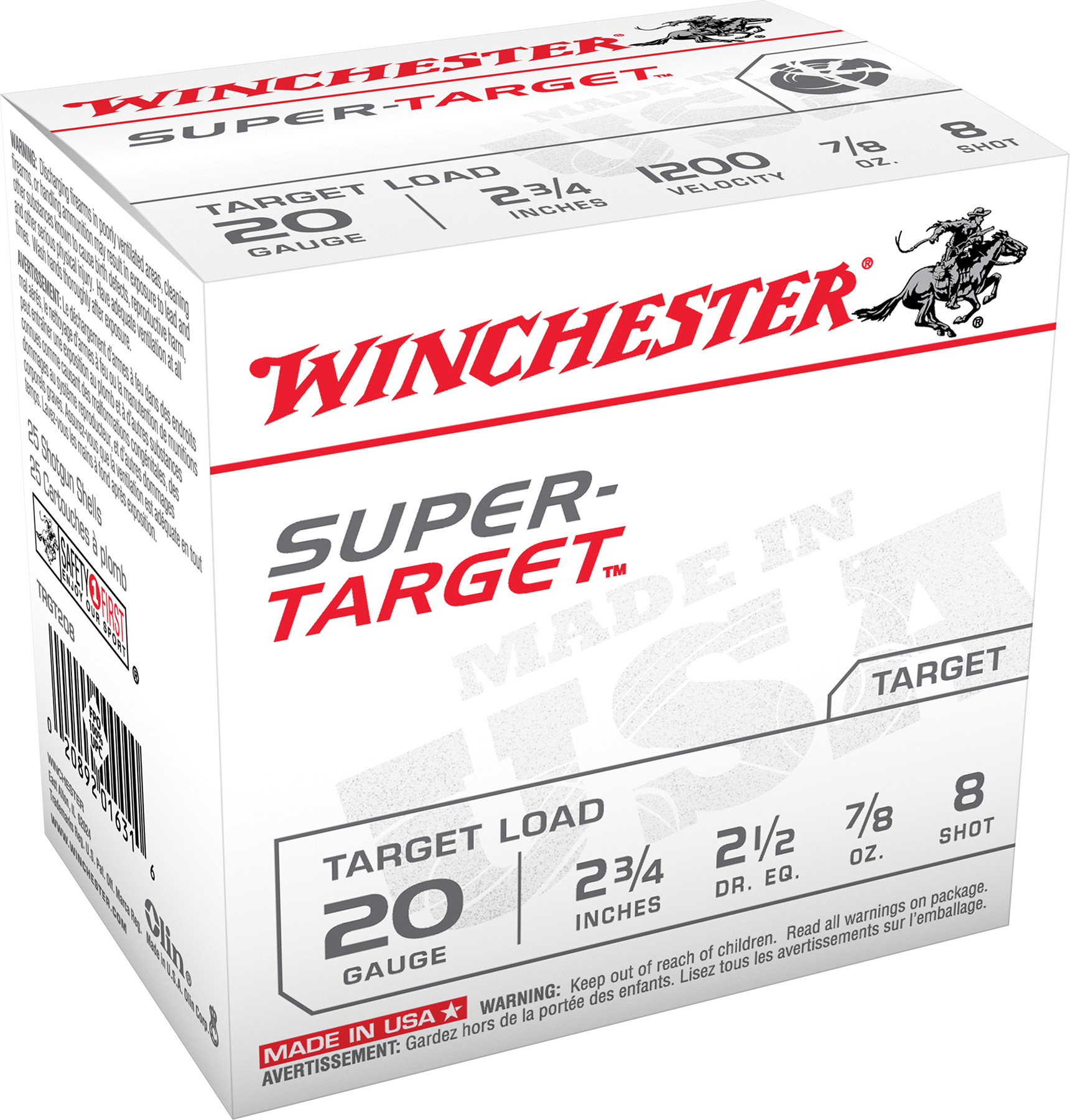 Winchester Ammo TRGT208 Super Target 20 Gauge 2.75