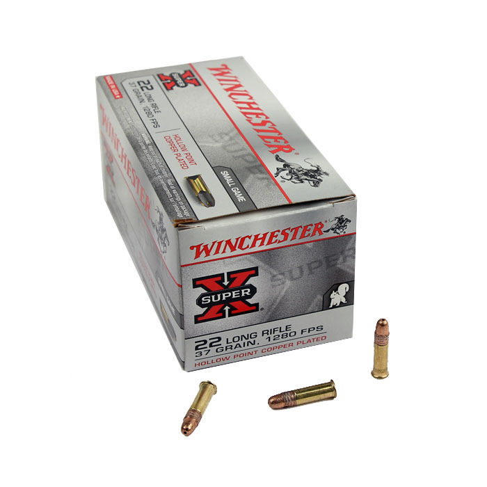 Winchester .22LR Super-X 37GR HP - 500RD