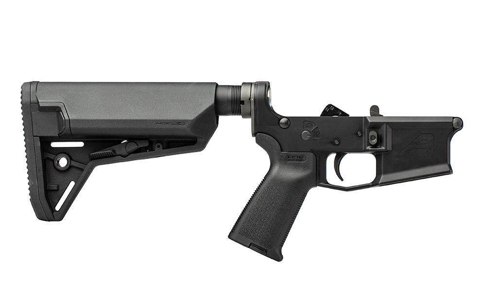 Aero Precision M4E1 Complete Lower Receiver w/ MOE Grip & SL-S Carbine Stock - Anodized Black
