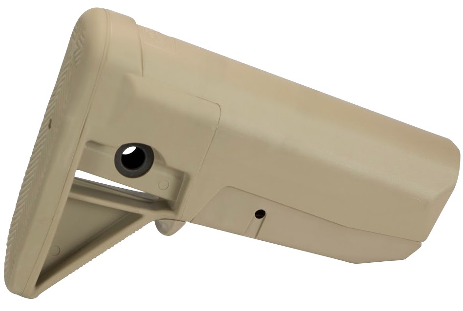 BCM GFSMOD0FDE BCMGunfighter Mod 0 Stock Assembly Flat Dark Earth Synthetic for AR-15
