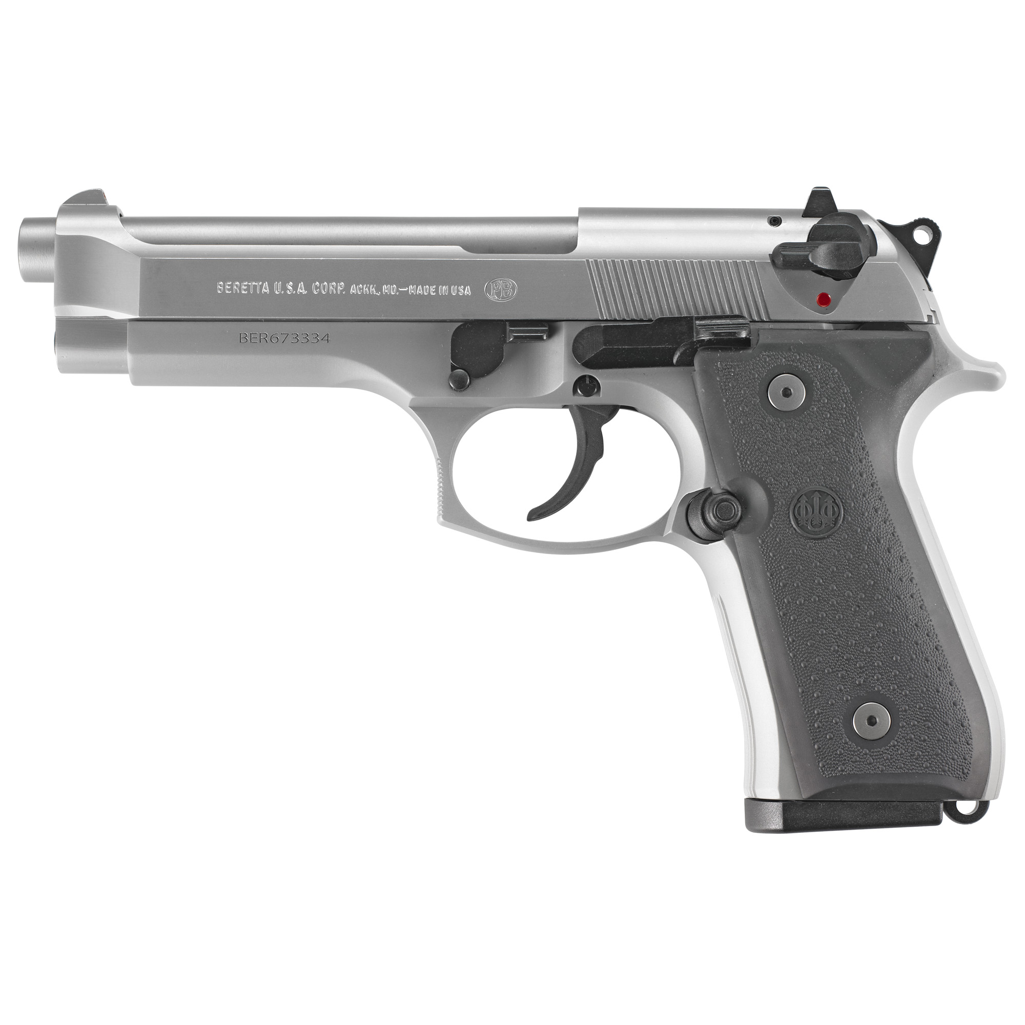 Beretta 92FS Inox, Fixed Sights, 9mm