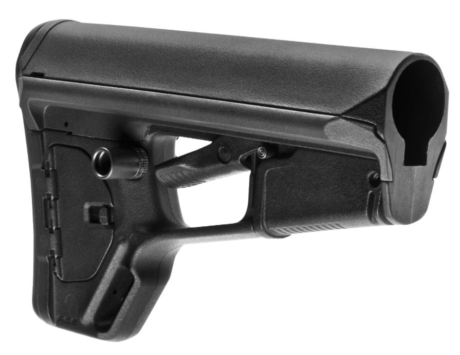 Magpul MAG378-BLK ACS-L Carbine Stock Black Synthetic for AR-15, M16, M4 with Mil-Spec Tube (Tube Not Included)