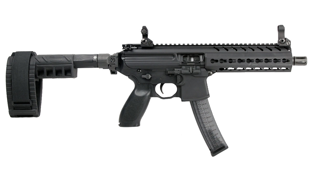 Sig Sauer MPX Pistol W/Stabilizing Brace, Keymod, 9mm - USED
