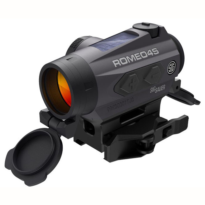 Sig Sauer Romeo4S 1X20mm Solar Red Dot/Ballistic Circle Dot - 2 MOA
