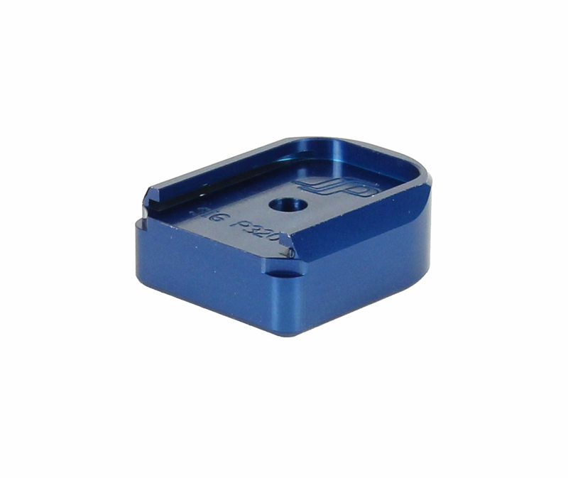 Springer Precision Sig P320 EZ .375" Base Pad - Round Hole - Blue