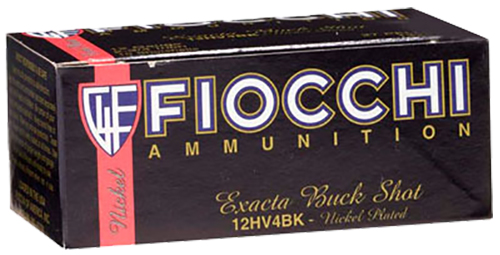Fiocchi Exacta Nickel Plated 12 Gauge 2.75" BuckShot - 10RD 