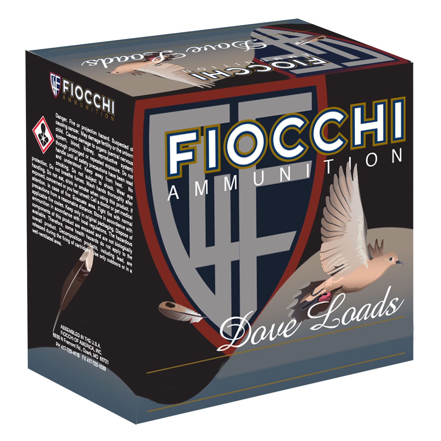 Fiocchi Game & Target 12 Gauge 2.75" 1 oz 8 Shot - 25RD