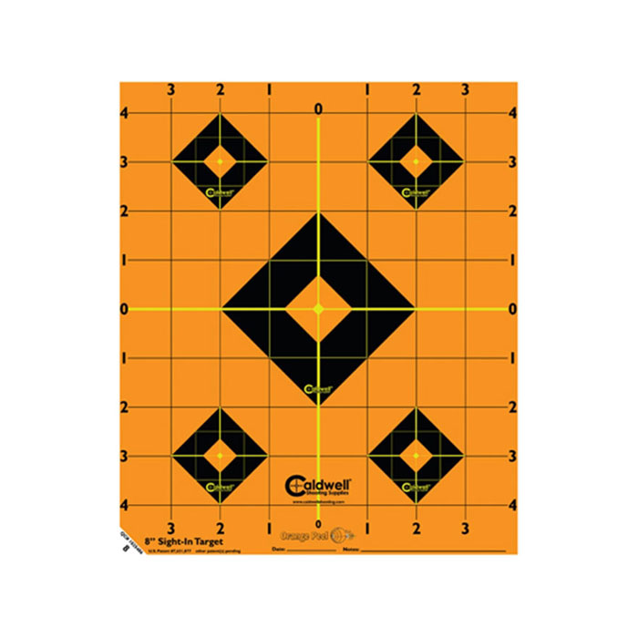 Caldwell Orange Peel Sight-In Target 8" - 5 Pack
