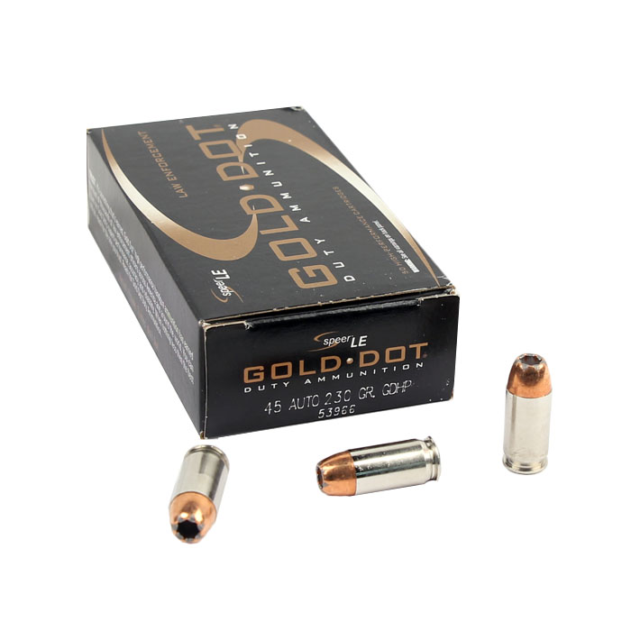 Speer Gold Dot 45acp 230 Gr Gdhp 50rd Top Gun Supply 8207