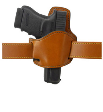 Gould & Goodrich Low Profile Belt Slide Holster 895, Right Hand, BROWN - 1911/UNIVERSAL SMALL AUTO