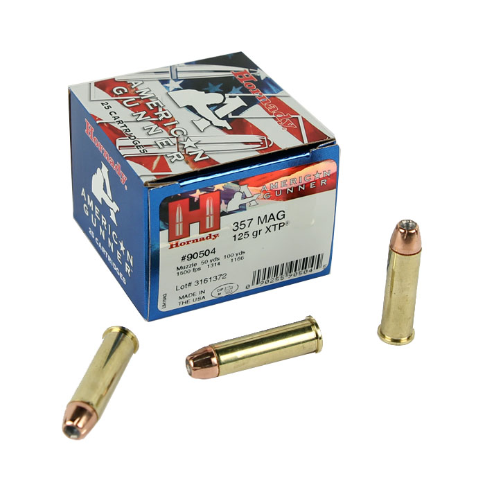 Hornady American Gunner .357 Magnum 125 GR. XTP HP - 25RD Hornady American Gunner .357 Magnum 125 GR. XTP HP - 25RD