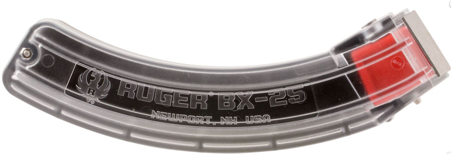 Ruger BX-25 .22LR 25RD Magazine, Clear