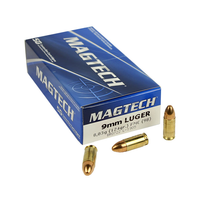 Magtech 9mm Luger 124 GR. FMJ - 50RD