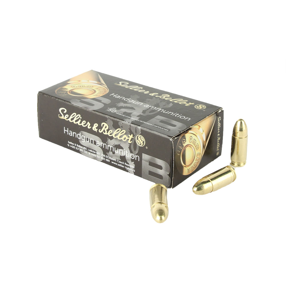 Sellier & Bellot 9mm Luger 124 GR. FMJ - 50RD