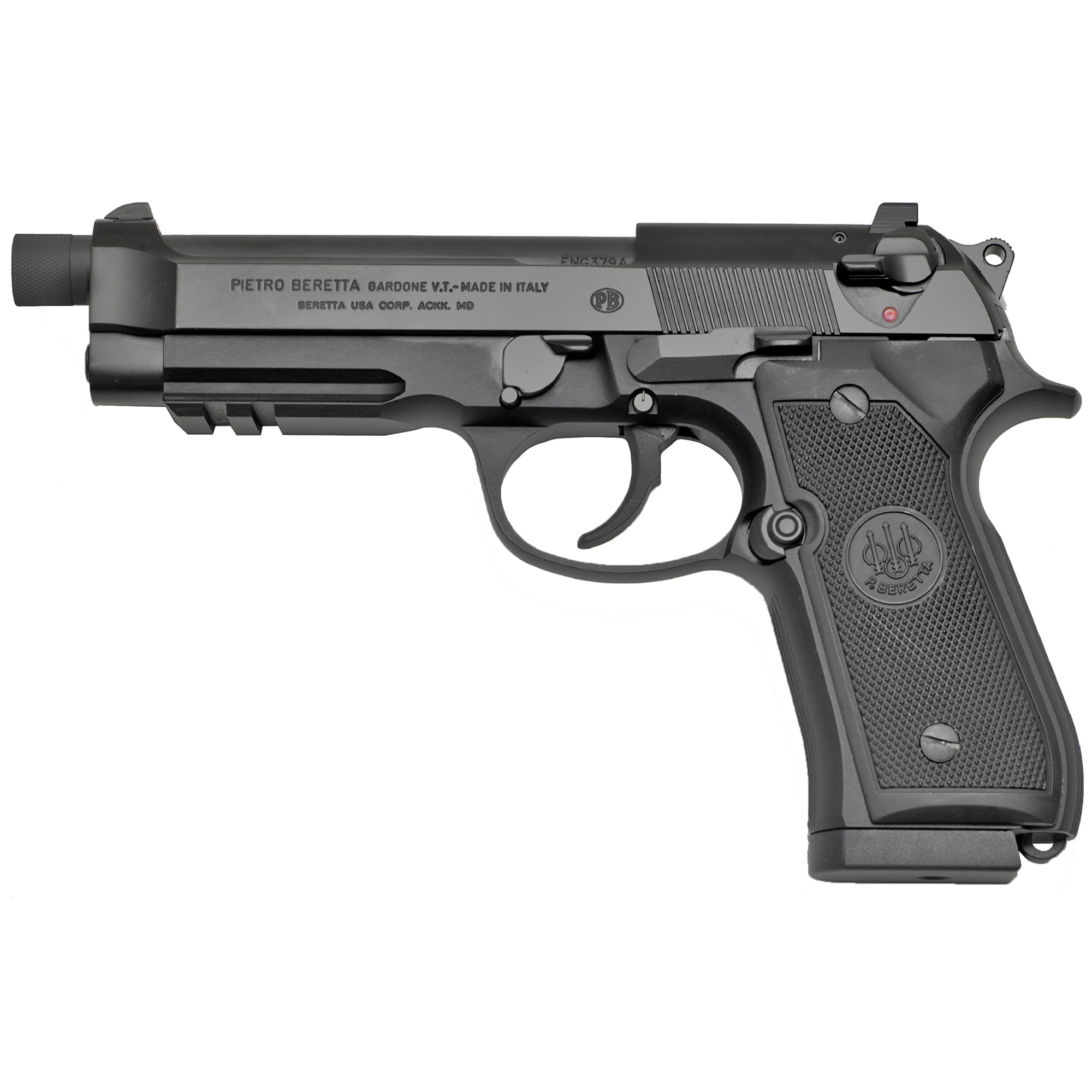Beretta 92A1, Fixed Sights, 9mm, Threaded Barrel