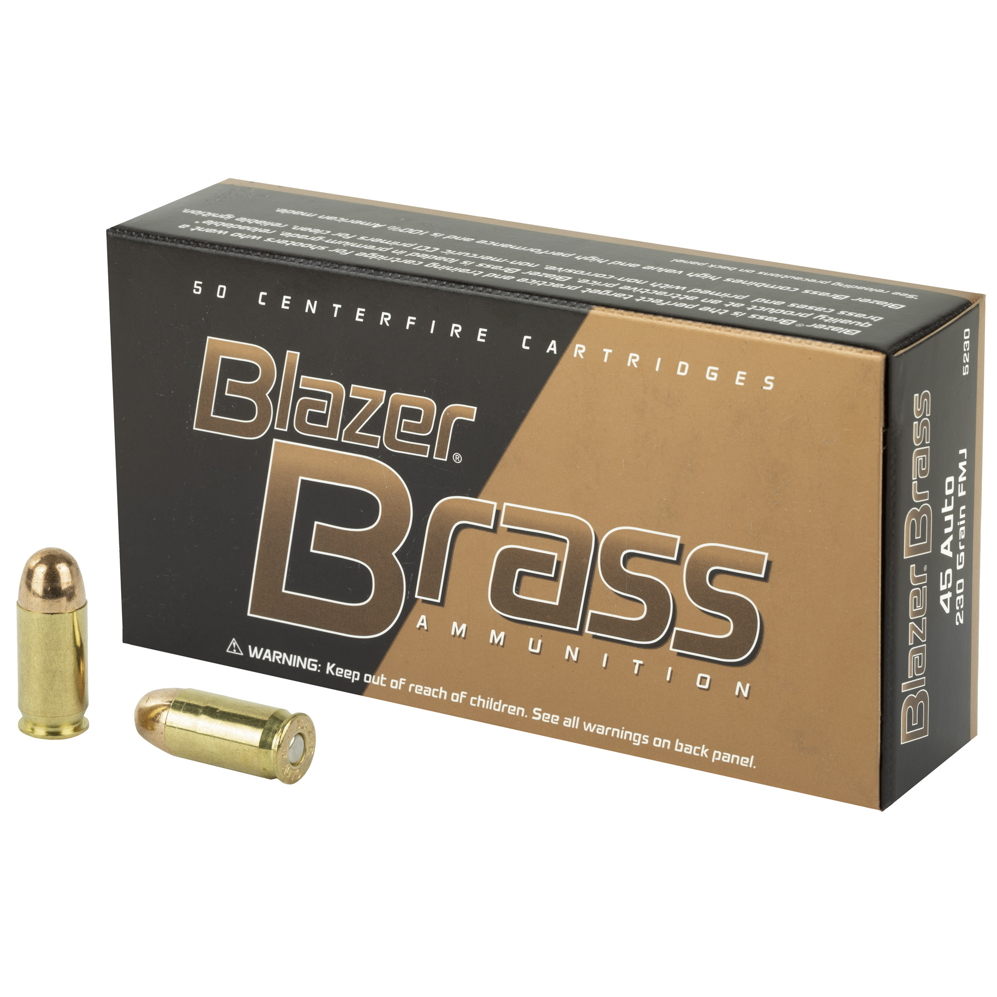 CCI Blazer Brass .45ACP 230 GR. FMJ - 50RD