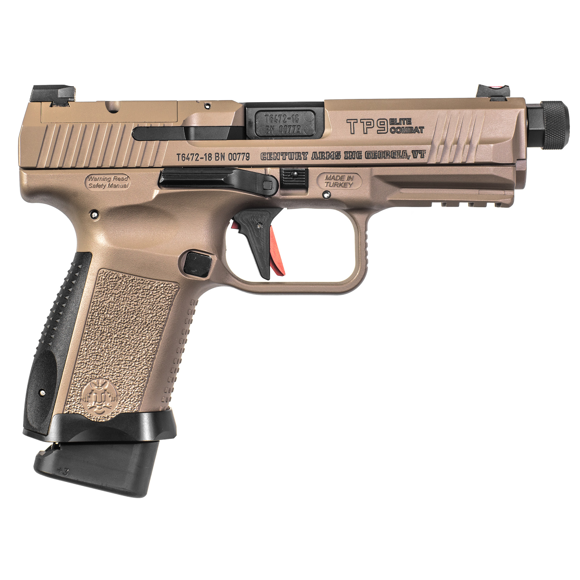 Canik TP9 Elite Combat - Desert Tan - 9mm 