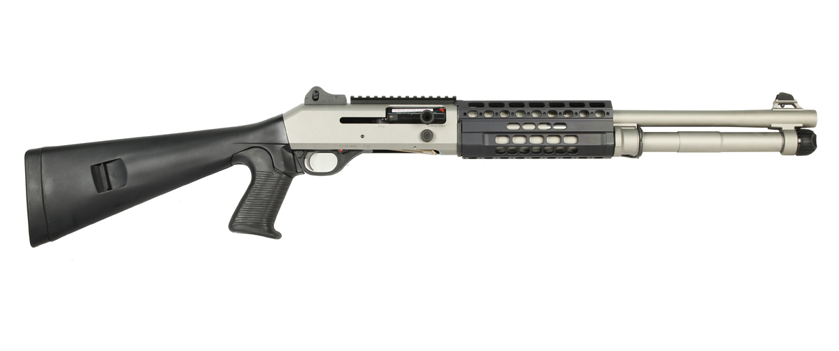 Benelli M4 Tactical Shotgun W/Pistol Grip, 18.5