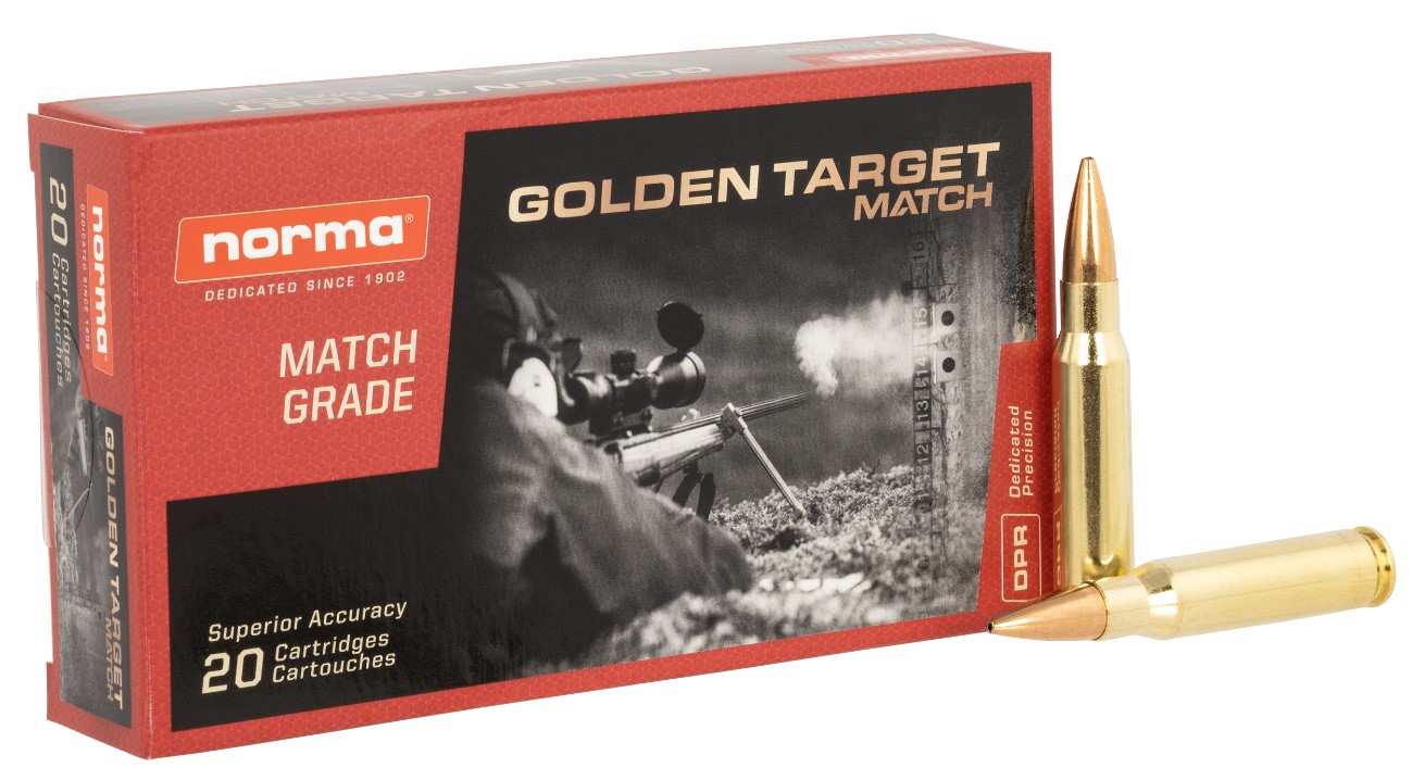 Norma Precision Golden Target Match 308 Win 168 gr BTHP - 20RD