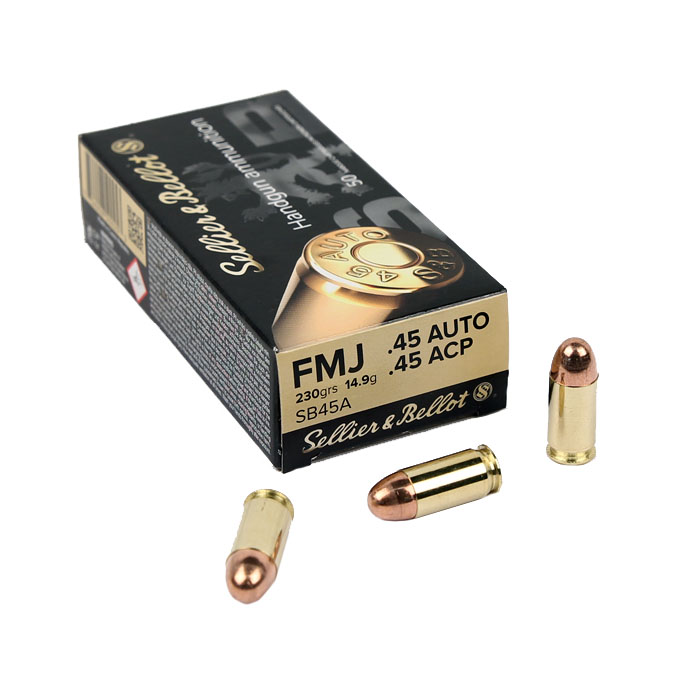 Sellier & Bellot .45ACP 230 GR. FMJ - 50RD